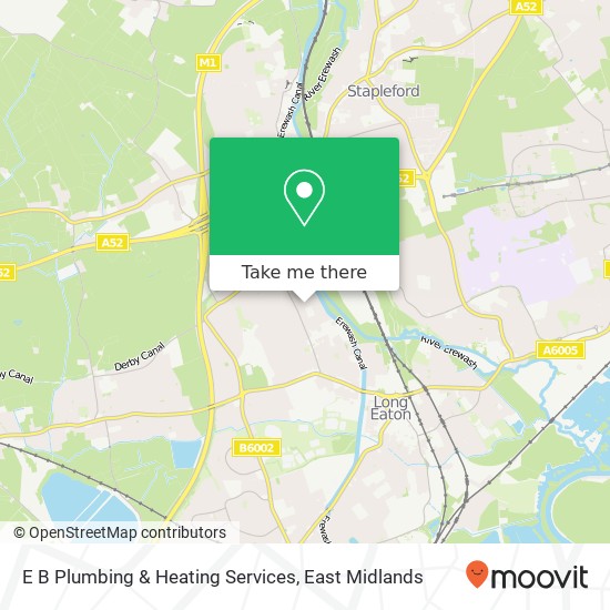 E B Plumbing & Heating Services map