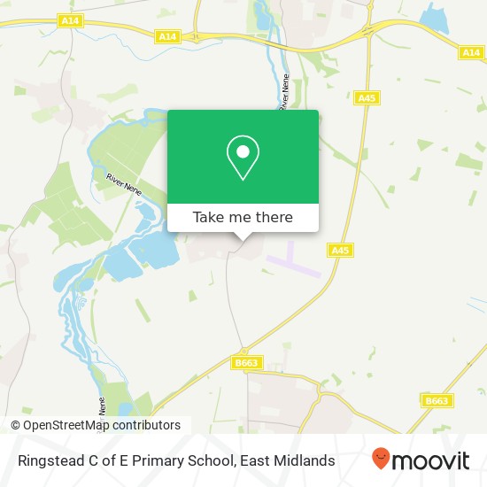 Ringstead C of E Primary School map