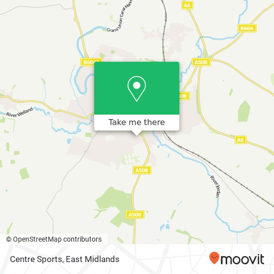 Centre Sports map