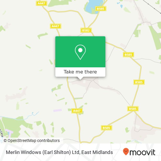 Merlin Windows (Earl Shilton) Ltd map