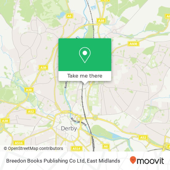 Breedon Books Publishing Co Ltd map