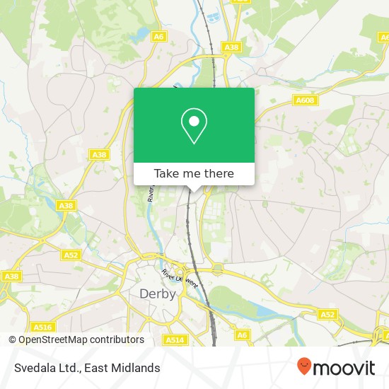 Svedala Ltd. map