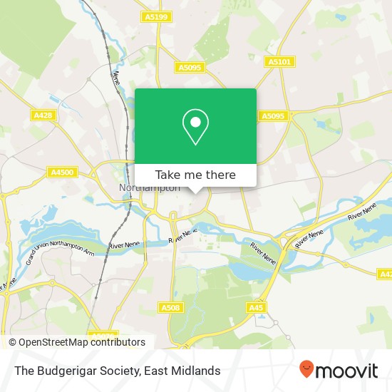 The Budgerigar Society map