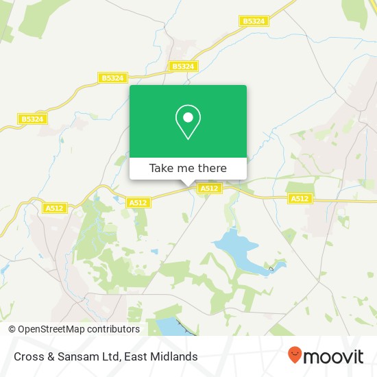 Cross & Sansam Ltd map