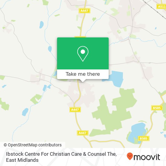 Ibstock Centre For Christian Care & Counsel The map
