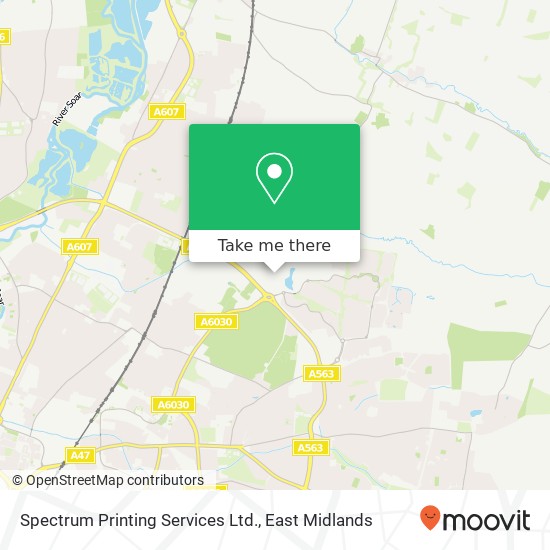 Spectrum Printing Services Ltd. map