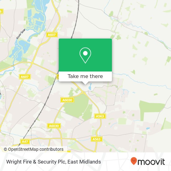 Wright Fire & Security Plc map