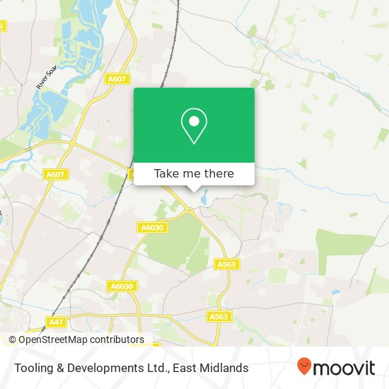 Tooling & Developments Ltd. map