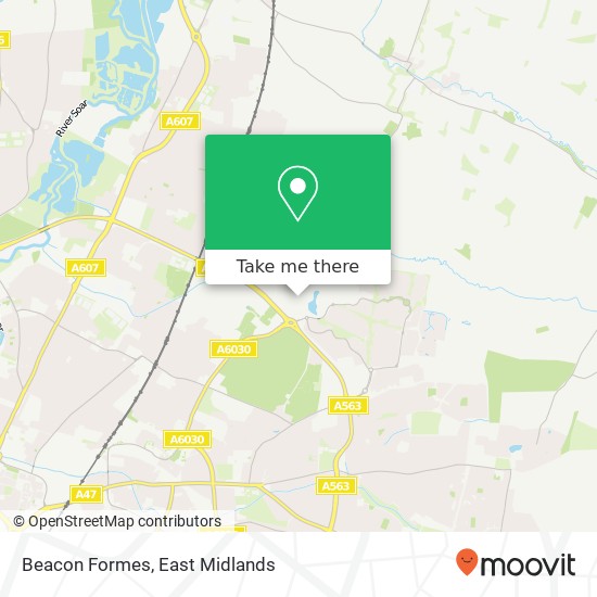 Beacon Formes map