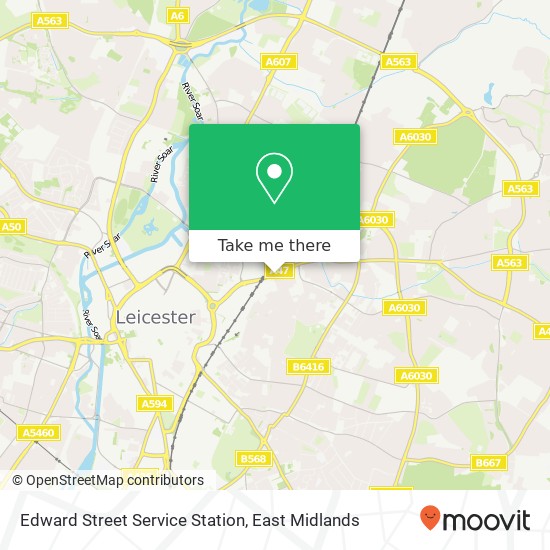Edward Street Service Station map