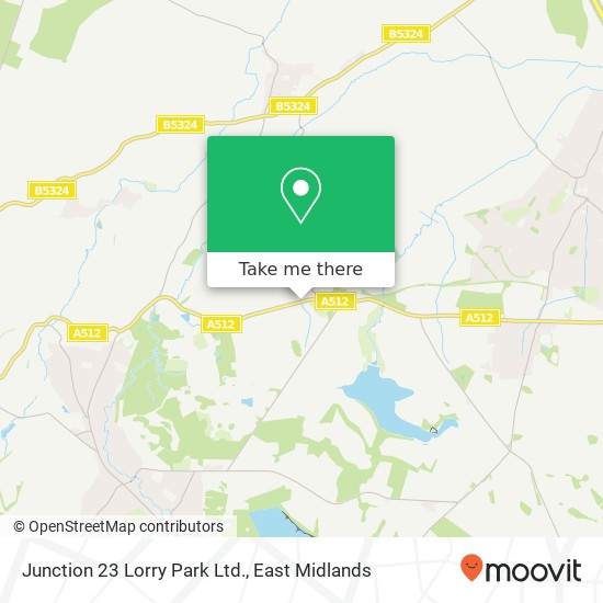 Junction 23 Lorry Park Ltd. map