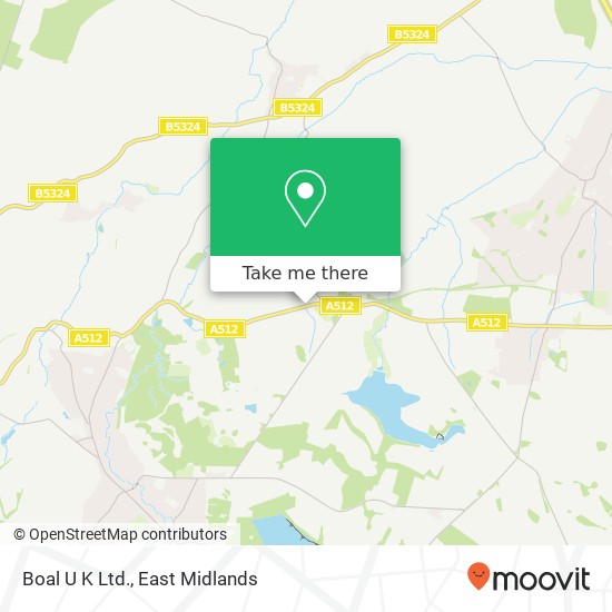 Boal U K Ltd. map