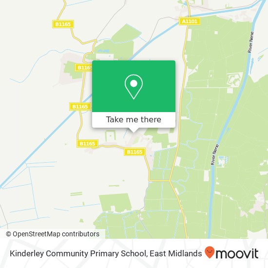 Kinderley Community Primary School map