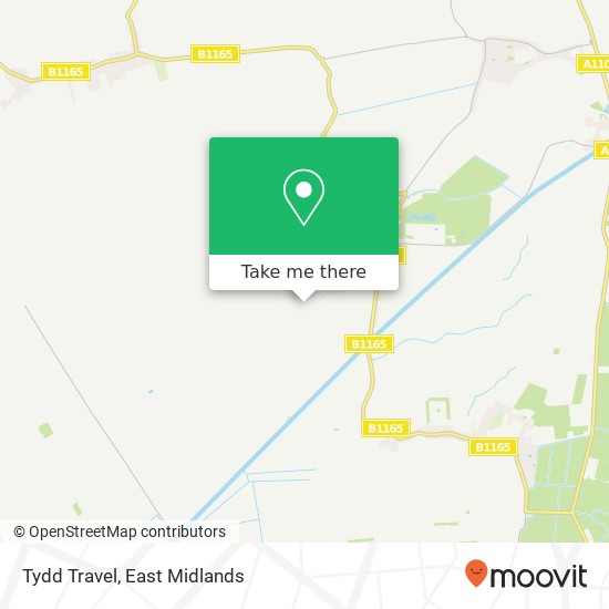 Tydd Travel map