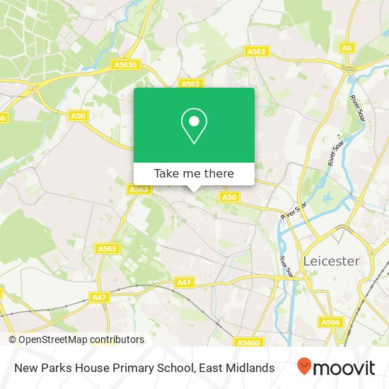 New Parks House Primary School map