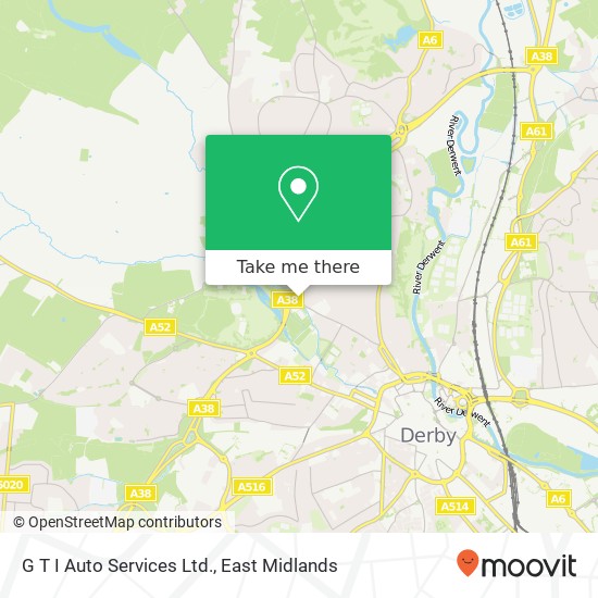 G T I Auto Services Ltd. map