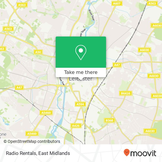 Radio Rentals map