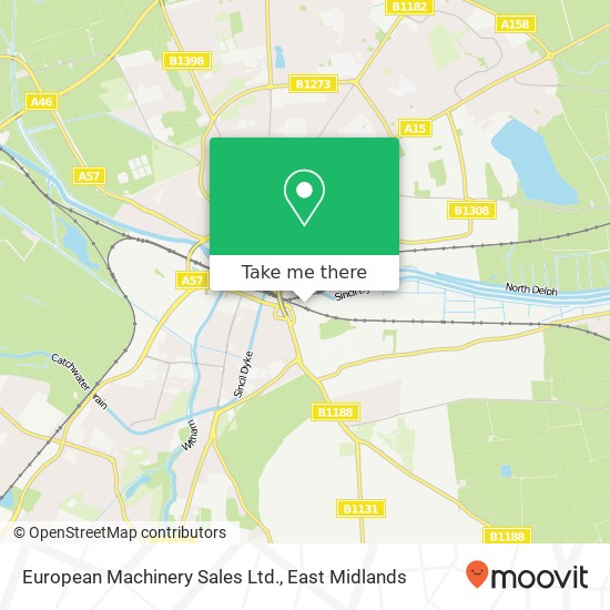 European Machinery Sales Ltd. map