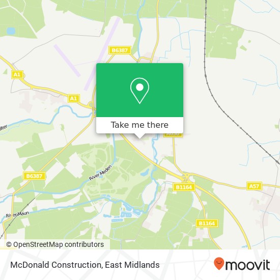 McDonald Construction map