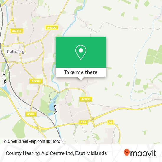 County Hearing Aid Centre Ltd map