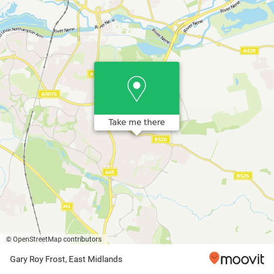 Gary Roy Frost map