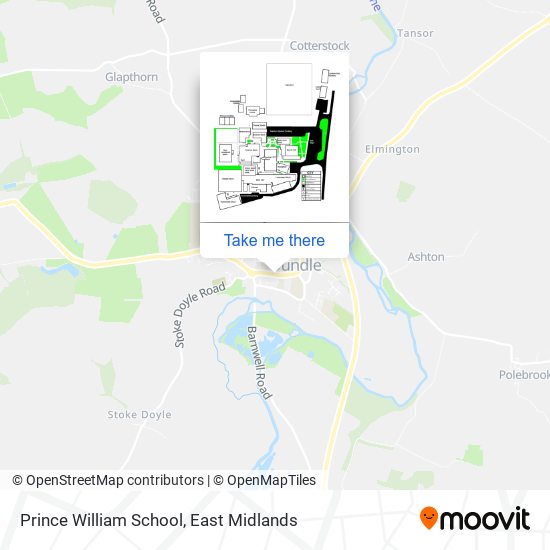 Prince William School map