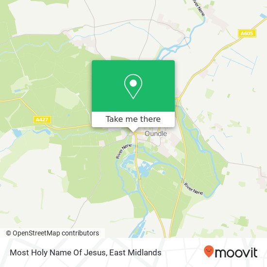 Most Holy Name Of Jesus map