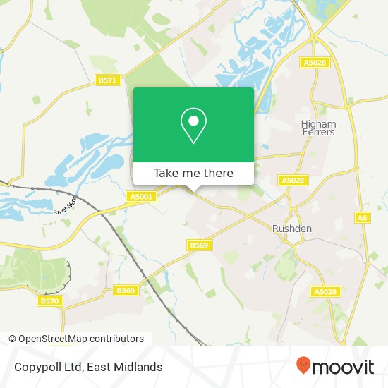 Copypoll Ltd map