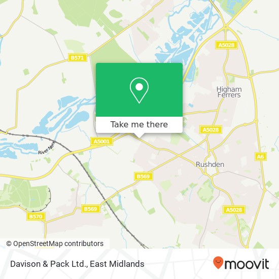 Davison & Pack Ltd. map