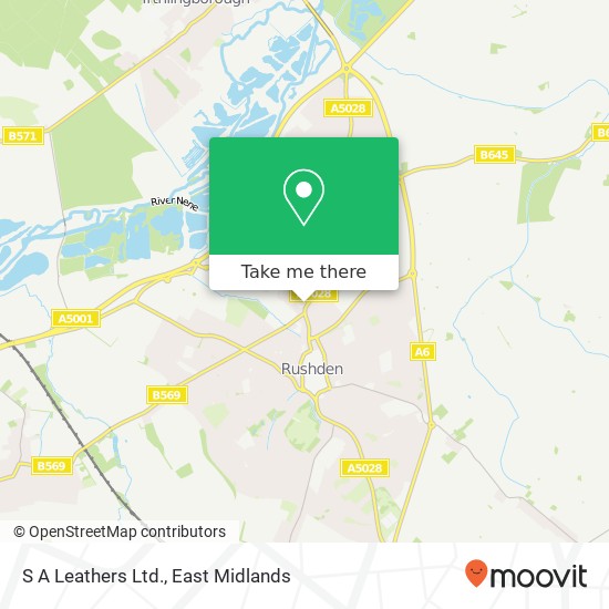 S A Leathers Ltd. map