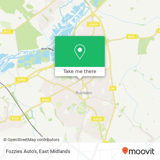 Fozzies Auto's map