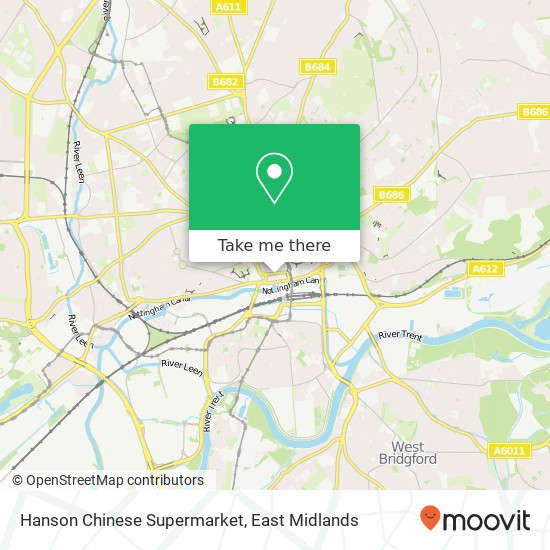 Hanson Chinese Supermarket map