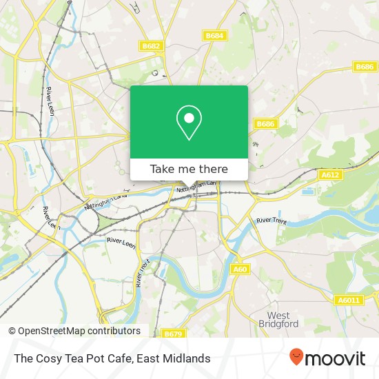 The Cosy Tea Pot Cafe map