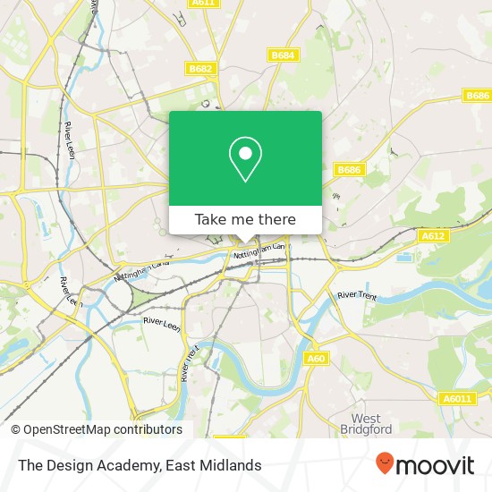 The Design Academy map