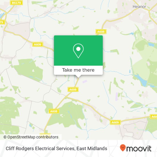 Cliff Rodgers Electrical Services map