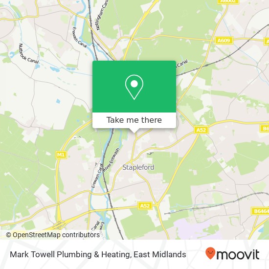 Mark Towell Plumbing & Heating map