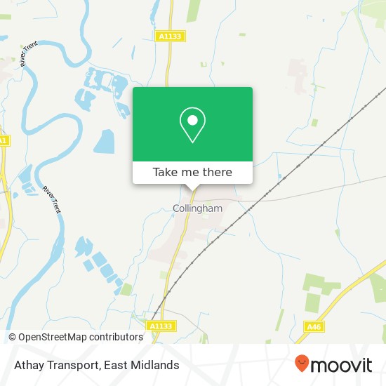 Athay Transport map