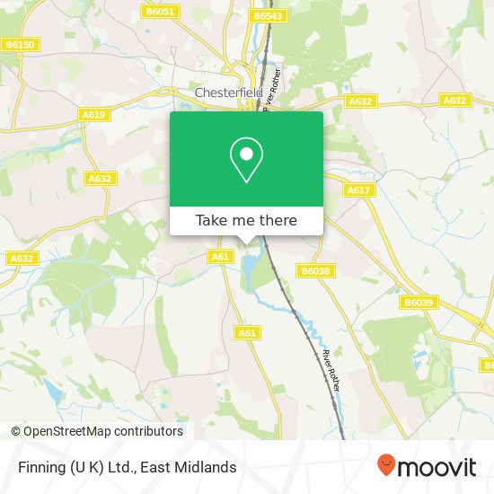 Finning (U K) Ltd. map