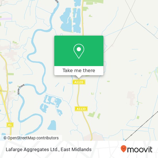 Lafarge Aggregates Ltd. map