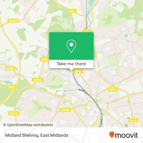 Midland Shelving map