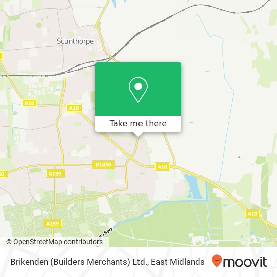 Brikenden (Builders Merchants) Ltd. map