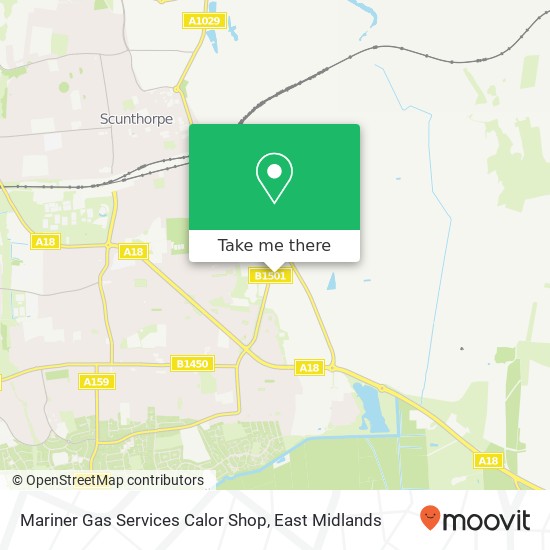 Mariner Gas Services Calor Shop map