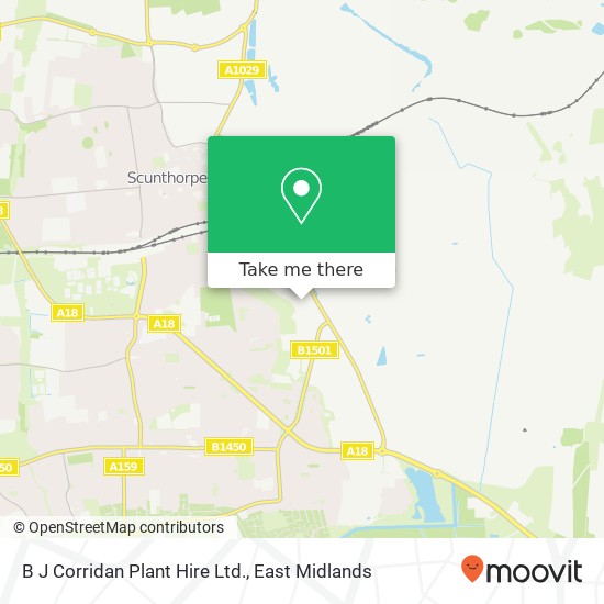 B J Corridan Plant Hire Ltd. map