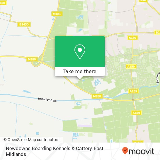 Newdowns Boarding Kennels & Cattery map