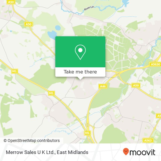 Merrow Sales U K Ltd. map