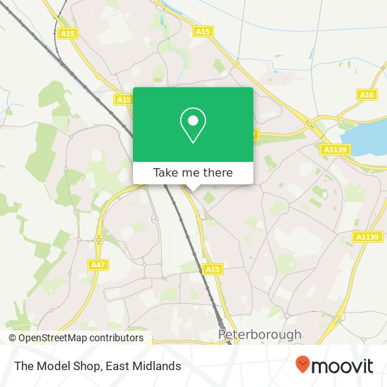 The Model Shop map
