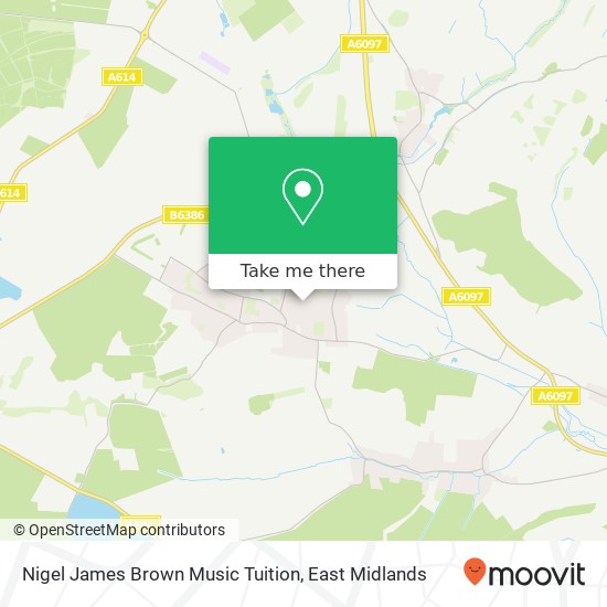 Nigel James Brown Music Tuition map