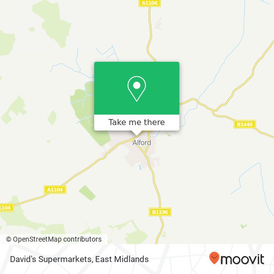 David's Supermarkets map