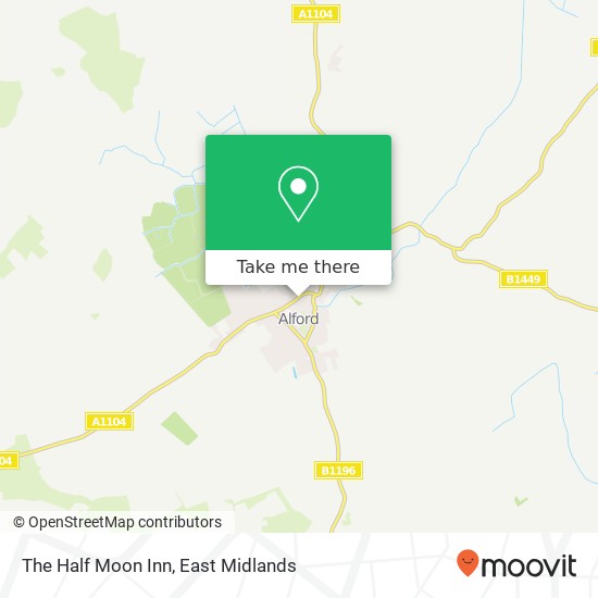 The Half Moon Inn map