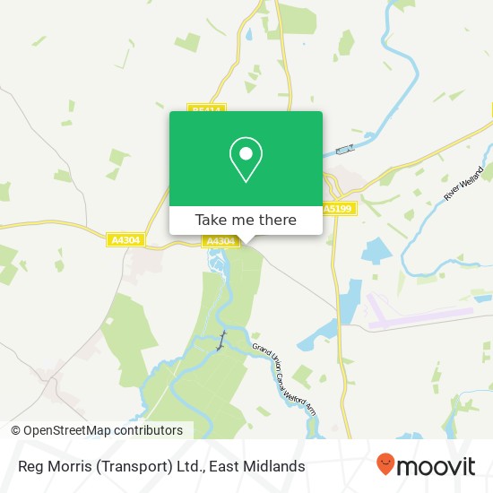 Reg Morris (Transport) Ltd. map